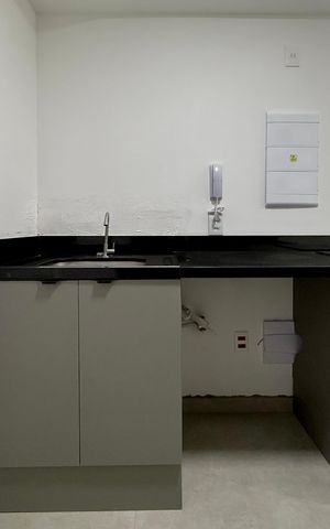 Studio para alugar com 30m², 1 quarto e sem vaga Studio para alugar com 30m², 1 quarto e sem vagaÁrea de Serviço