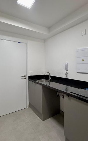 Studio para alugar com 30m², 1 quarto e sem vaga Studio para alugar com 30m², 1 quarto e sem vagaCozinha