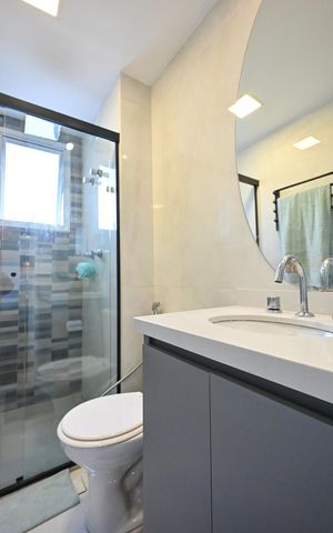 Apartamento à venda com 133m², 3 quartos e 3 vagasBanheiro Suíte 1