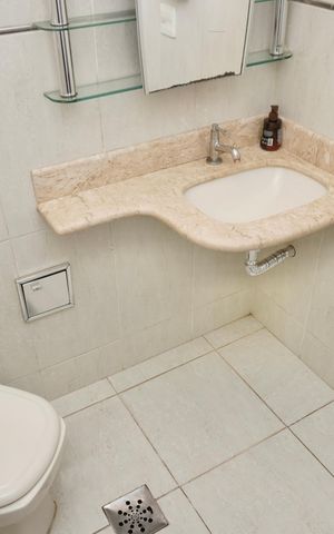 Apartamento à venda com 80m², 3 quartos e 1 vaga Apartamento à venda com 80m², 3 quartos e 1 vagaBanheiro Social