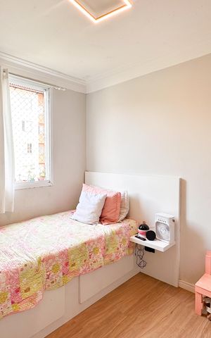 Apartamento à venda com 63m², 3 quartos e 1 vaga Apartamento à venda com 63m², 3 quartos e 1 vagaQuarto 2