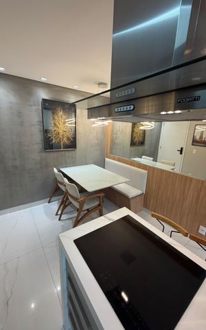 Apartamento à venda com 56m², 2 quartos e 1 vaga Apartamento à venda com 56m², 2 quartos e 1 vagaSala de Jantar