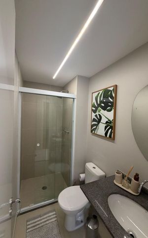 Apartamento à venda com 56m², 2 quartos e 1 vaga Apartamento à venda com 56m², 2 quartos e 1 vagaBanheiro 2