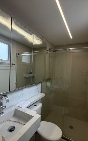 Apartamento à venda com 56m², 2 quartos e 1 vaga Apartamento à venda com 56m², 2 quartos e 1 vagaBanheiro 1