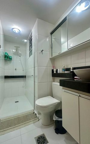 Apartamento à venda com 88m², 3 quartos e 2 vagas Apartamento à venda com 88m², 3 quartos e 2 vagasbanheiro 1
