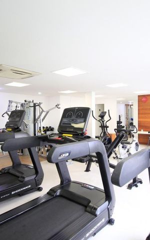 Apartamento para alugar com 113m², 2 quartos e 2 vagas Apartamento para alugar com 113m², 2 quartos e 2 vagasÁrea comum - Academia