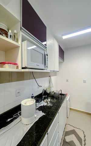 Apartamento à venda com 38m², 1 quarto e 1 vagaCozinha