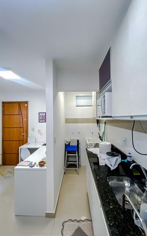 Apartamento à venda com 38m², 1 quarto e 1 vagaCozinha
