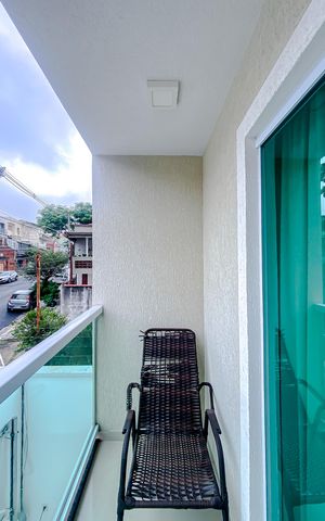 Apartamento à venda com 38m², 1 quarto e 1 vagaVaranda do Quarto