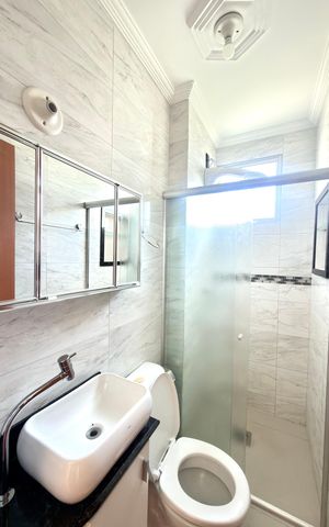 Apartamento para alugar com 50m², 2 quartos e 1 vaga Apartamento para alugar com 50m², 2 quartos e 1 vagaBanheiro Social