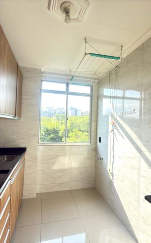 Apartamento para alugar com 50m², 2 quartos e 1 vaga Apartamento para alugar com 50m², 2 quartos e 1 vagaCozinha e Área de Serviço