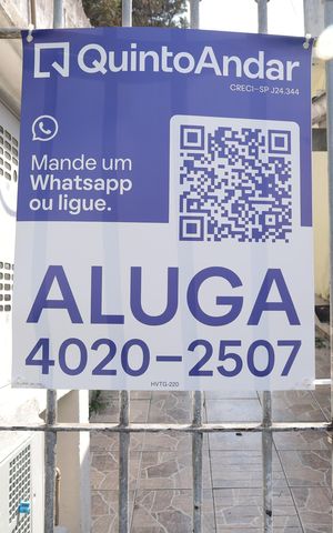 Casa para alugar com 45m², 2 quartos e sem vagaPlaca GRANDE instalada no portão do imóvel, dia 28.09.2026 - Código da placa: HVTG-220