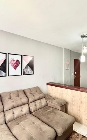 Apartamento à venda com 57m², 2 quartos e 1 vagaSala