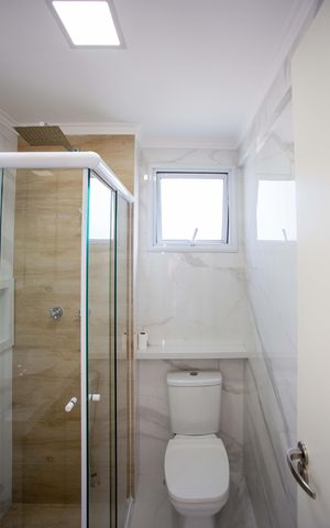 Apartamento para alugar com 55m², 2 quartos e 1 vagaBanheiro da Suíte