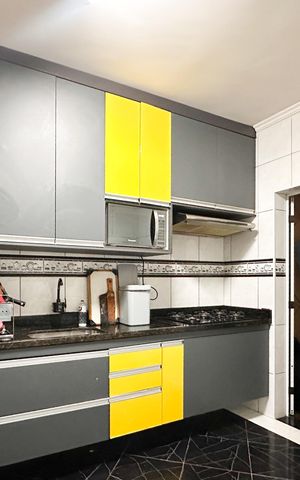 Casa de condomínio para alugar com 100m², 3 quartos e 2 vagasCozinha