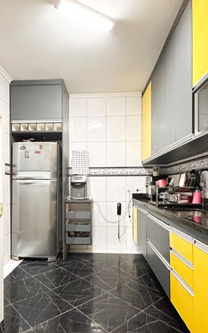 Casa de condomínio para alugar com 100m², 3 quartos e 2 vagasCozinha