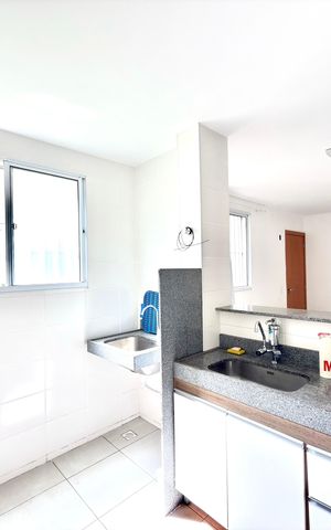 Apartamento para alugar com 45m², 2 quartos e 1 vagaCozinha e Área de Serviço