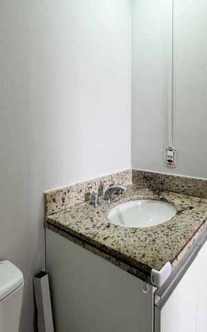 Apartamento para alugar com 42m², 1 quarto e 1 vaga Apartamento para alugar com 42m², 1 quarto e 1 vagaBanheiro Social