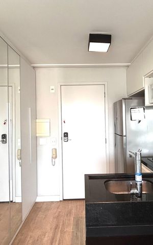 Studio para alugar com 34m², 1 quarto e 1 vagaSala e cozinha conjugados 