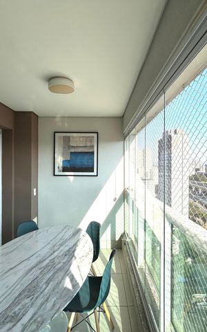 Studio para alugar com 34m², 1 quarto e 1 vagaVaranda 