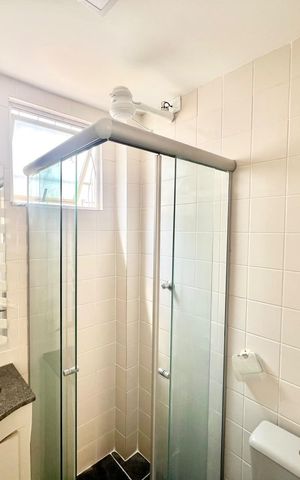 Apartamento para alugar com 58m², 2 quartos e 1 vaga Apartamento para alugar com 58m², 2 quartos e 1 vagaBanheiro Social