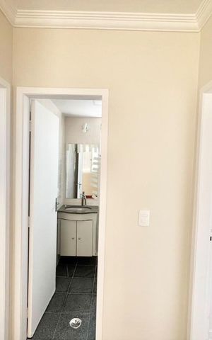 Apartamento para alugar com 58m², 2 quartos e 1 vaga Apartamento para alugar com 58m², 2 quartos e 1 vagaBanheiro Social