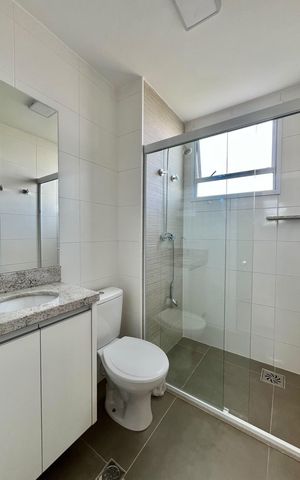 Apartamento para alugar com 66m², 2 quartos e 1 vaga Apartamento para alugar com 66m², 2 quartos e 1 vagaBanheiro da Suíte
