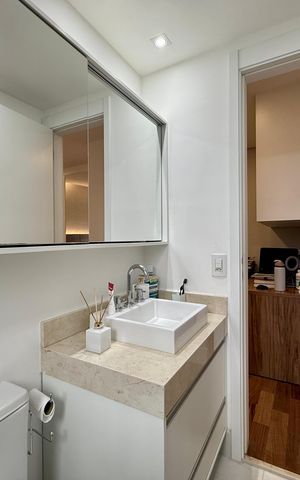 Apartamento à venda com 79m², 2 quartos e 1 vaga Apartamento à venda com 79m², 2 quartos e 1 vagaBanheiro Suíte 1