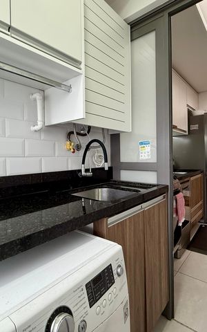 Apartamento à venda com 79m², 2 quartos e 1 vaga Apartamento à venda com 79m², 2 quartos e 1 vagaÁrea de Serviço