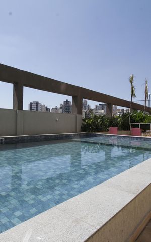 Studio para alugar com 24m², 1 quarto e sem vagaÁrea comum - Piscina