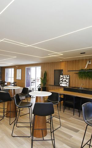 Studio para alugar com 24m², 1 quarto e sem vagaÁrea comum - Salão de festas