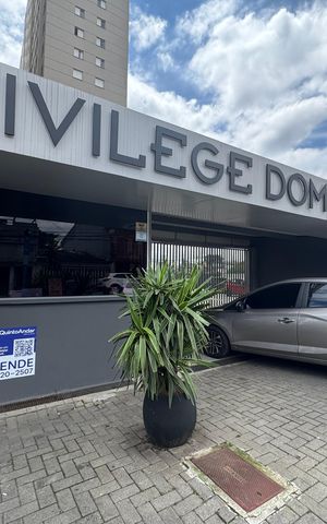 Apartamento à venda com 56m², 2 quartos e 1 vagaFachada com placa grande 