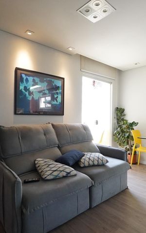 Apartamento à venda com 54m², 1 quarto e 1 vagaSala