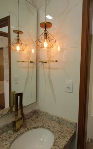 Casa de condomínio para alugar com 88m², 2 quartos e 1 vagaBanheiro