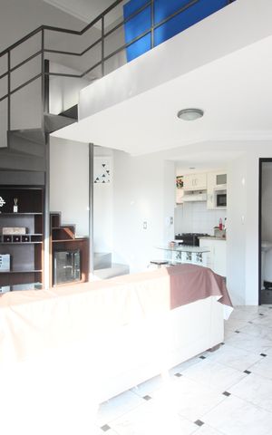 Studio à venda com 55m², 1 quarto e 2 vagasSala