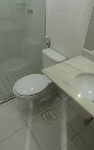 Apartamento para alugar com 77m², 2 quartos e 2 vagasBanheiro da Suíte