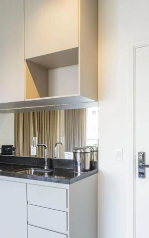 Studio para alugar com 42m², 1 quarto e 1 vaga Studio para alugar com 42m², 1 quarto e 1 vagaStudio