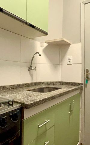 Studio para alugar com 35m², 1 quarto e sem vaga Studio para alugar com 35m², 1 quarto e sem vagaCozinha