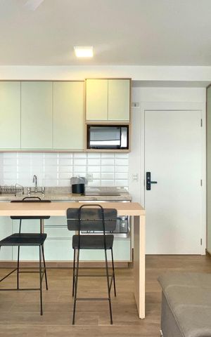 Apartamento para alugar com 31m², 1 quarto e 1 vaga Apartamento para alugar com 31m², 1 quarto e 1 vagaSala