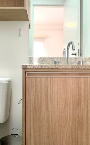 Apartamento para alugar com 31m², 1 quarto e 1 vaga Apartamento para alugar com 31m², 1 quarto e 1 vagaBanheiro da Suíte