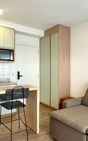 Apartamento para alugar com 31m², 1 quarto e 1 vaga Apartamento para alugar com 31m², 1 quarto e 1 vagaSala