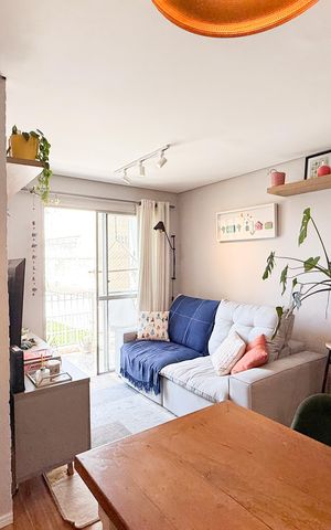 Apartamento à venda com 58m², 2 quartos e 1 vaga Apartamento à venda com 58m², 2 quartos e 1 vagaSala