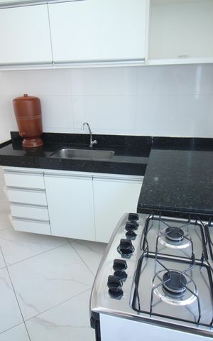 Apartamento à venda com 58m², 2 quartos e 1 vagaCozinha e Área de Serviço