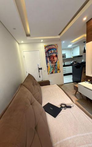 Apartamento à venda com 57m², 2 quartos e 1 vagaSala