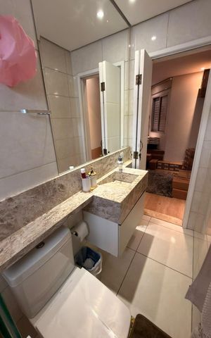 Apartamento à venda com 57m², 2 quartos e 1 vagaBanheiro 1