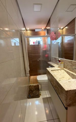 Apartamento à venda com 57m², 2 quartos e 1 vagaBanheiro 1