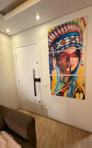 Apartamento à venda com 57m², 2 quartos e 1 vagaSala