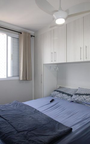 Apartamento à venda com 43m², 2 quartos e 1 vagaQuarto 2