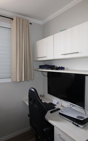 Apartamento à venda com 43m², 2 quartos e 1 vagaQuarto 1