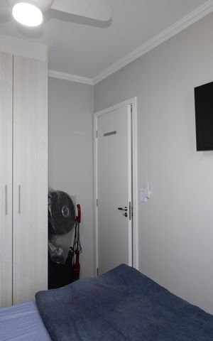 Apartamento à venda com 43m², 2 quartos e 1 vagaQuarto 2